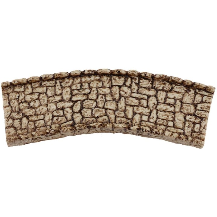 Curved road for presepe cm 15x4, 8 in resin