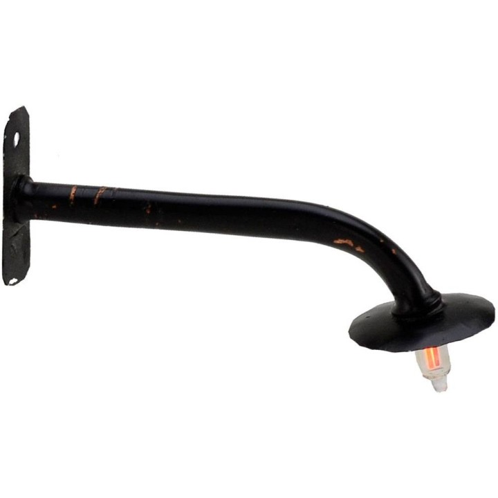 Farol de pared con plato de 7 cm para belén con luz de 220V.