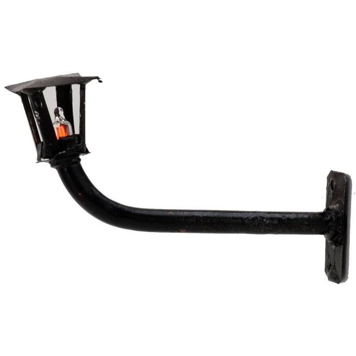 Wall lamppost with lantern on 8.5 cm with light 220V.