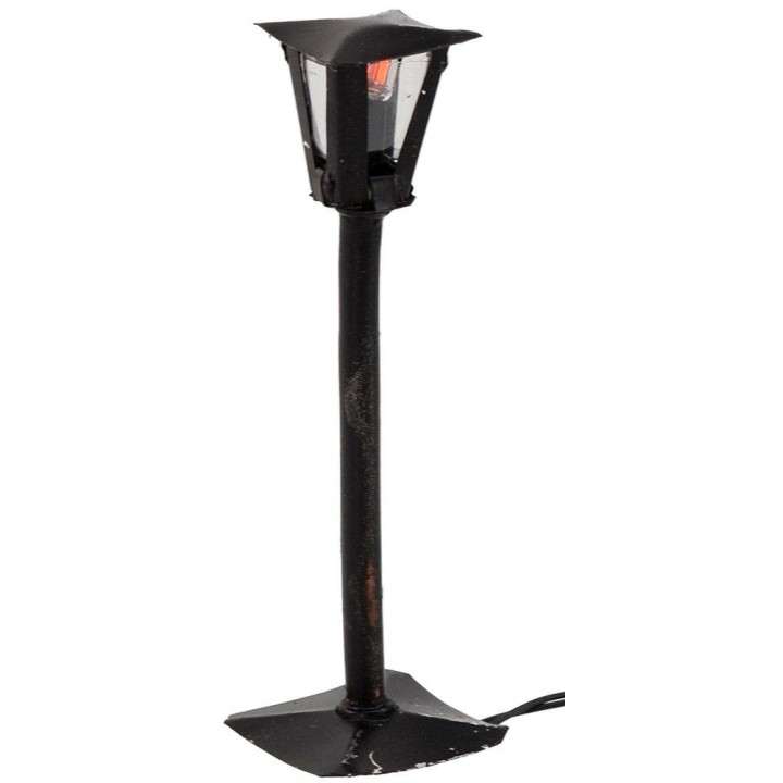 Street lamp h.11 cm with light 220V. 