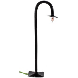 Lampione da strada con piatto h. 17 cm con luce 220v. 
