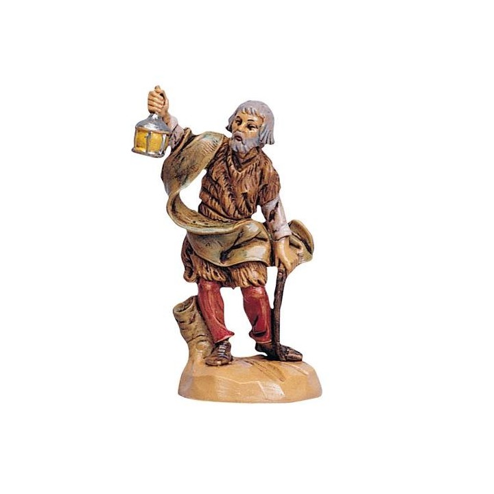 Man with lantern and stick 6.5 cm Fontanini