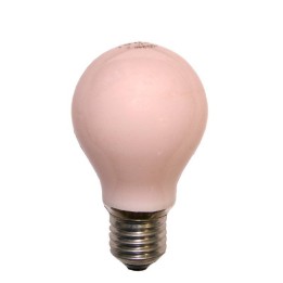 Lampada goccia rosa E27-40W 220V.