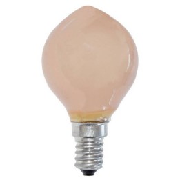 Lampada colore terracotta 25W E14 220V.