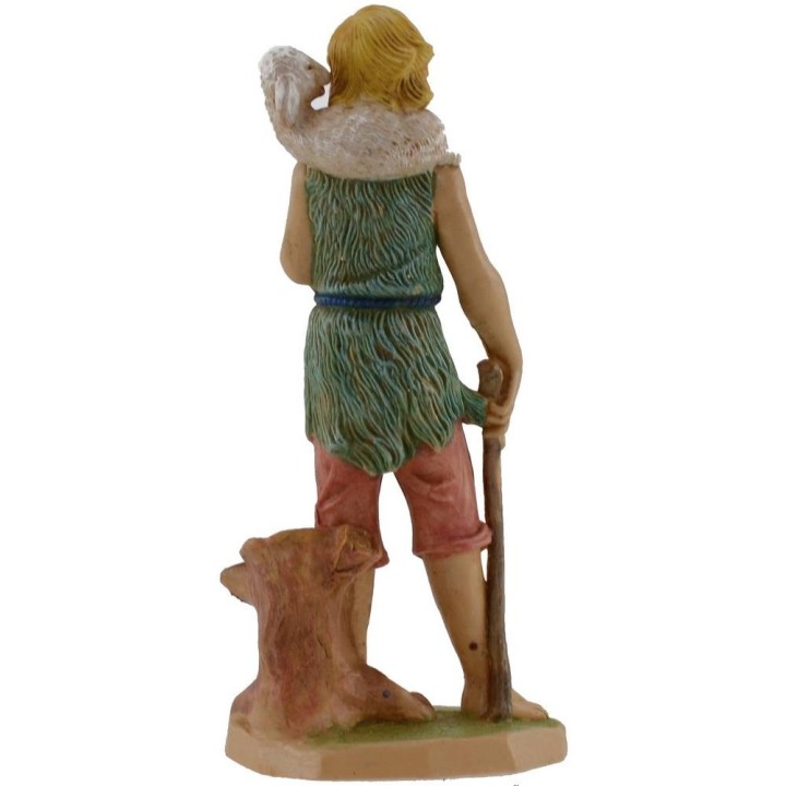 Giovane con agnello serie Lux 20 cm