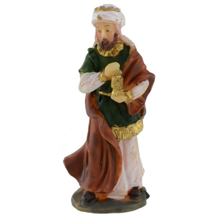 Nativity figurines: 13 5 cm series subjects in resin for crib
