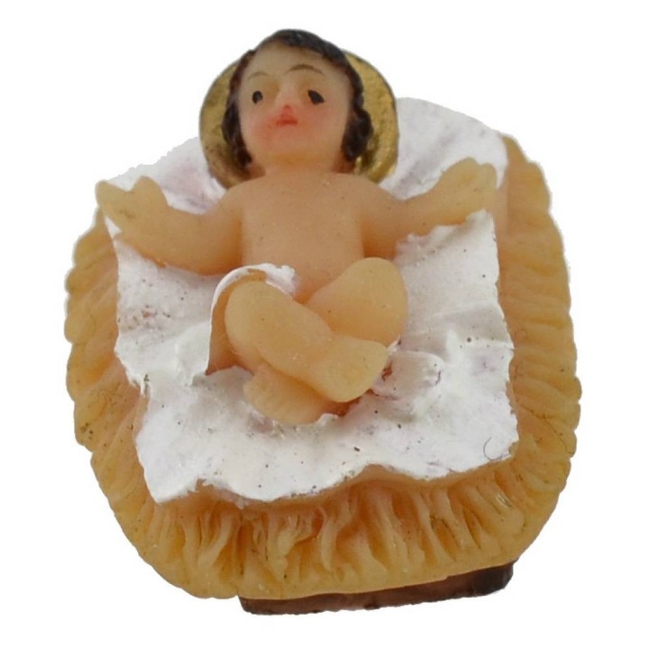 Statuine natività: 13 soggetti serie 5 cm in resina per presepe