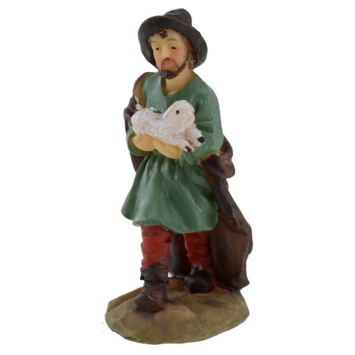 Statuine natività: 13 soggetti serie 5 cm in resina per presepe