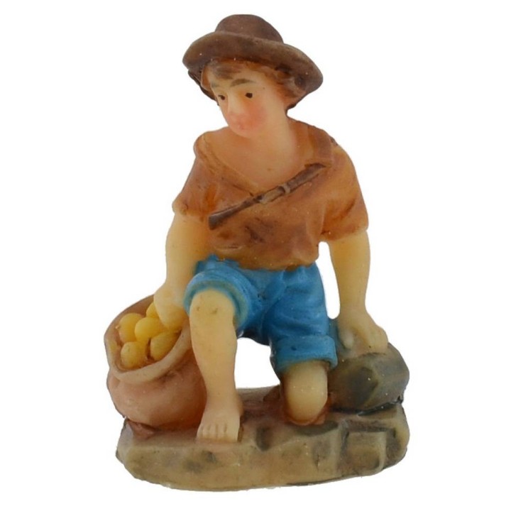 Figuritas de belén: 13 figuras serie de 5 cm en resina para
