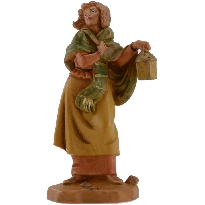 Mujer con linterna 12 cm Fontanini