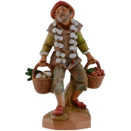 Vecchio con cesti 12 cm Fontanini