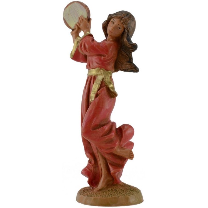 Suonatrice di tamburello 12 cm Fontanini