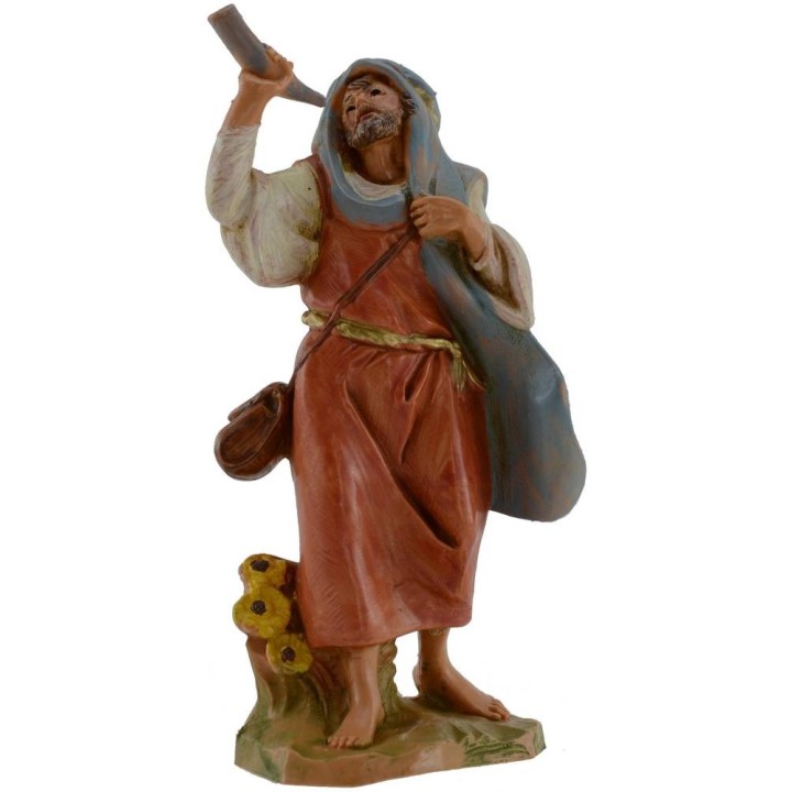 Suonatore di corno 12 cm Fontanini
