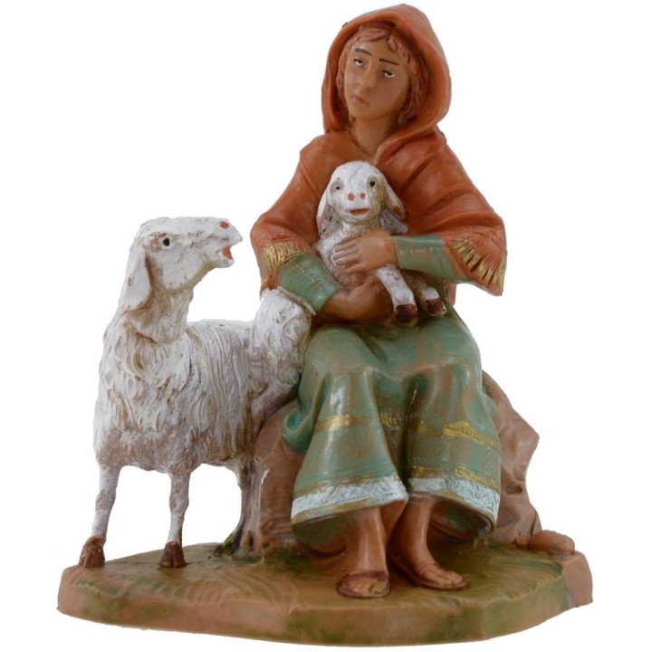 Pastorcilla sentada serie 12 cm Fontanini