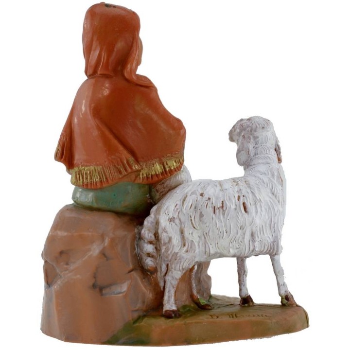 Pastorcilla sentada serie 12 cm Fontanini