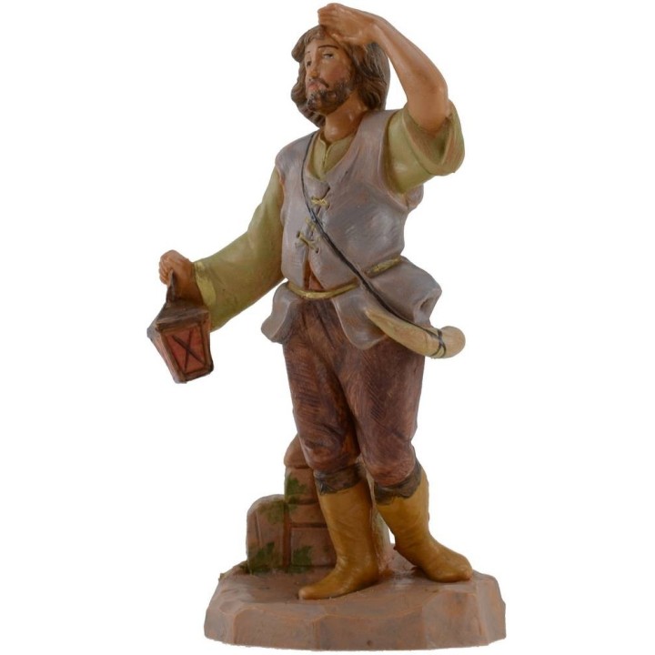 Pastore con lanterna 12 cm Fontanini