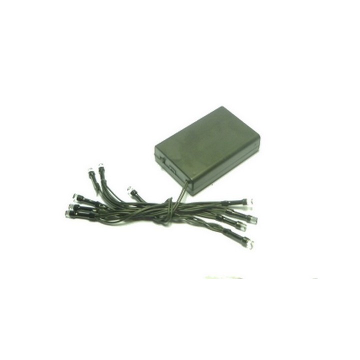 Collana 10 led a luce fredda a batteria - F10