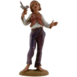 Fanciullo con uccellino serie 12 cm Fontanini