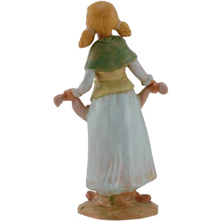 Fanciulla con frutta serie 12 cm Fontanini