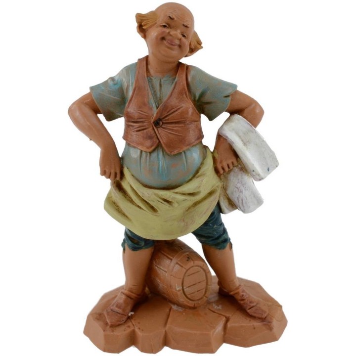 Tabernero con barril 12 cm Fontanini