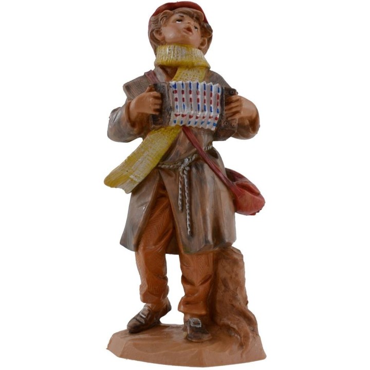 Fanciullo con fisarmonica serie 12 cm Fontanini
