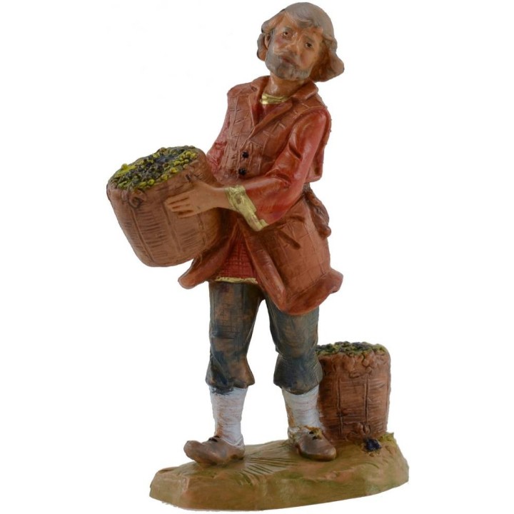 Vendedor de uvas 12 cm Fontanini