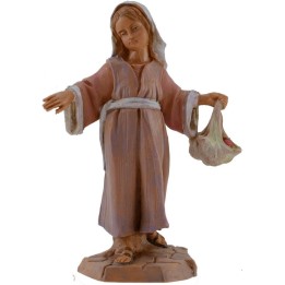 Fanciulla con fagotto serie 12 cm Fontanini