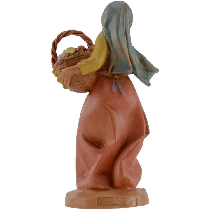 Mujer con cesta 12 cm Fontanini