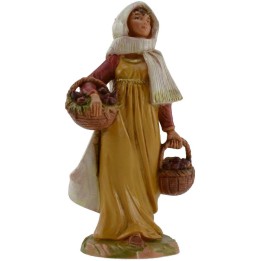Donna orientale con cesti 12 cm Fontanini