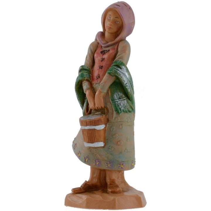 Mujer con cubo 12 cm Fontanini