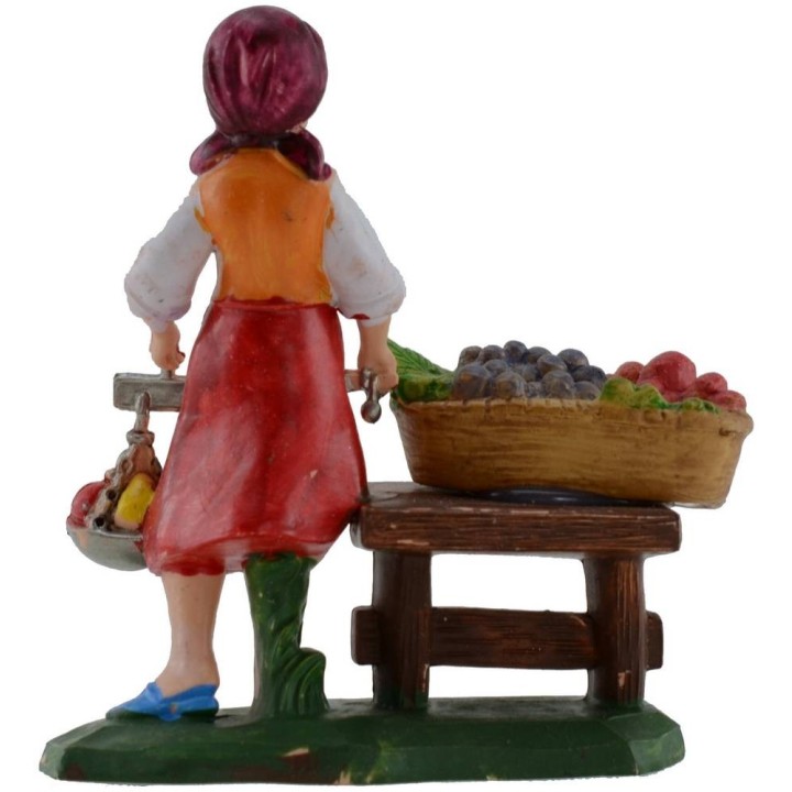 Fruttivendola 10 cm in pvc