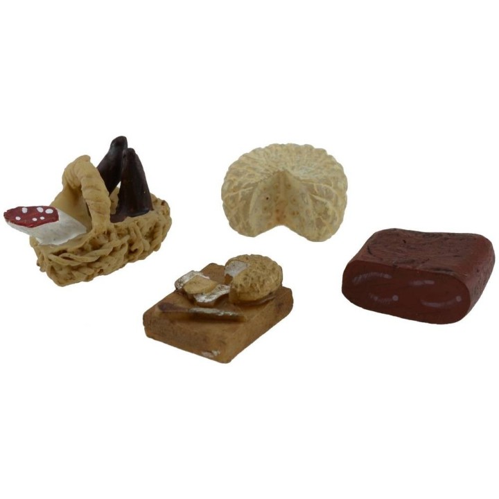Set 4 pezzi salumi e formaggi assortiti