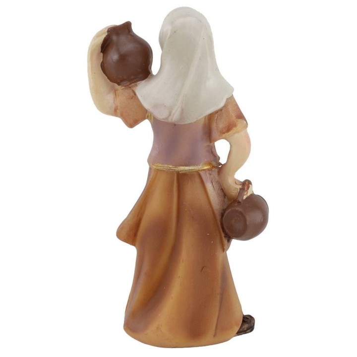 Mujer con ánforas de resina 8 cm