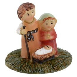 Nativity naif 3 cm in resin