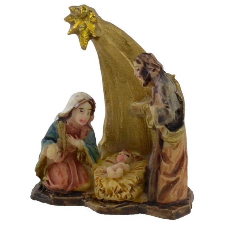 Natività con Stella Cometa 3 cm in resina