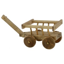 Carro in legno 9x3,5x3 h.