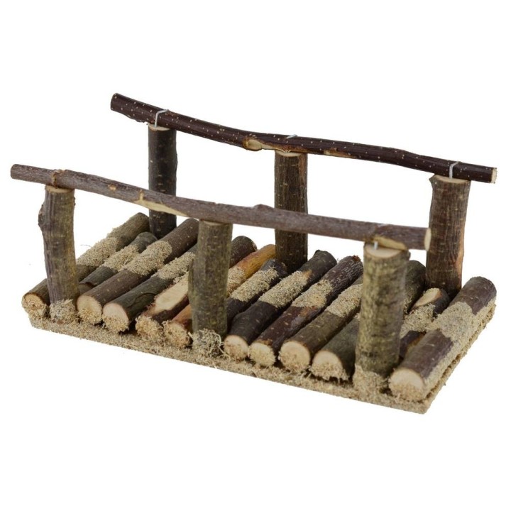 Puente de madera cm 15,3x7,5x6,3 h.
