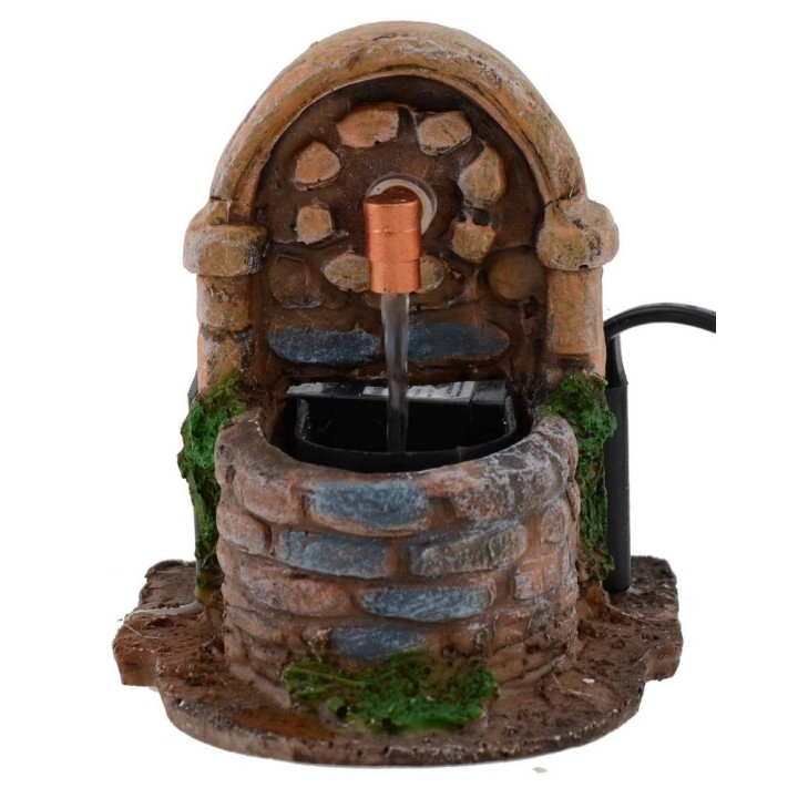 Fontana funzionante per presepe cm 9,5x11x10,5 h.