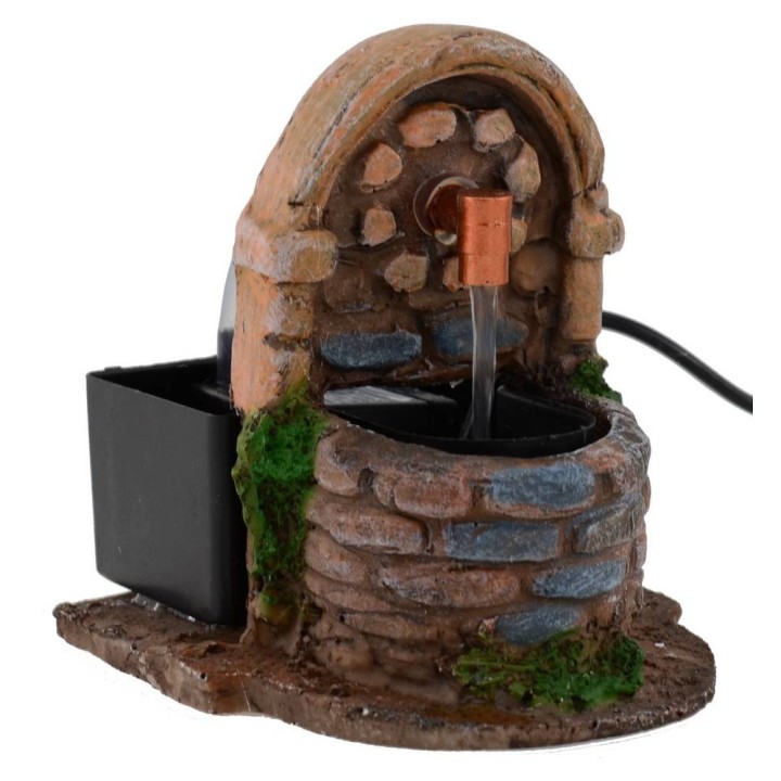 Fontana funzionante per presepe cm 9,5x11x10,5 h.