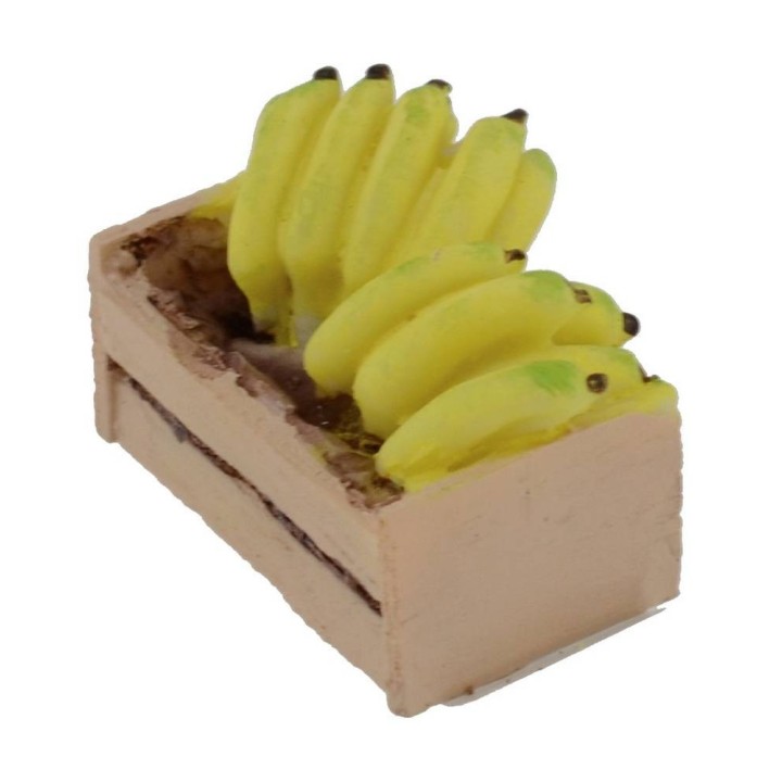 Cassetta in resina con banane cm 3,2x2x2,2 h.