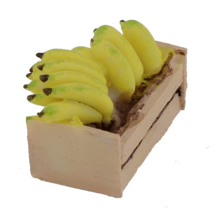 Cassetta in resina con banane cm 3,2x2x2,2 h.