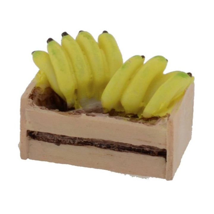 Cassetta in resina con banane cm 3,2x2x2,2 h.