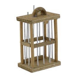 Bird cage 3.7x2.4x7 cm h.