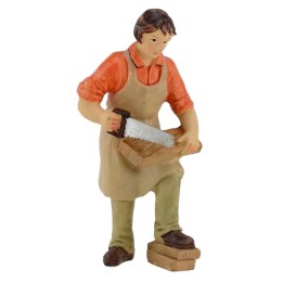 Falegname in resina serie 9 cm