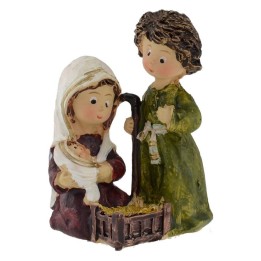 Natività naif in resina 6 cm
