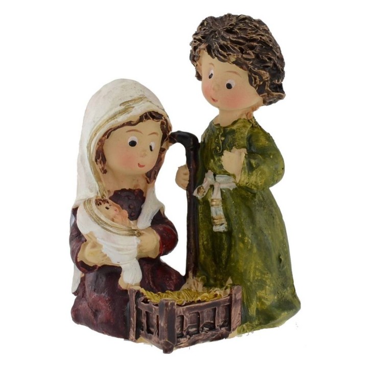 Natività naif in resina 6 cm