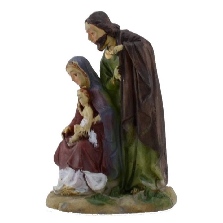 Statuine natività Gesù Bambino in braccio alla Madonna - 6cm