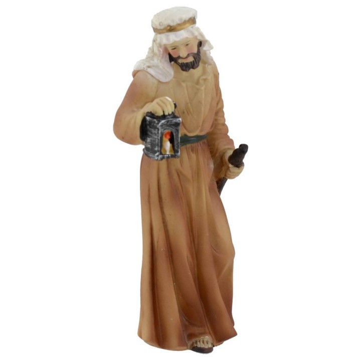 Natividad palestina 3 figuras en resina serie 10 cm