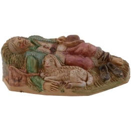 Dormiente con pecora serie 12 cm lux