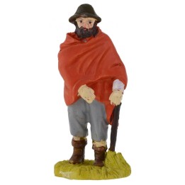 Caminante con bastón de resina 9 cm